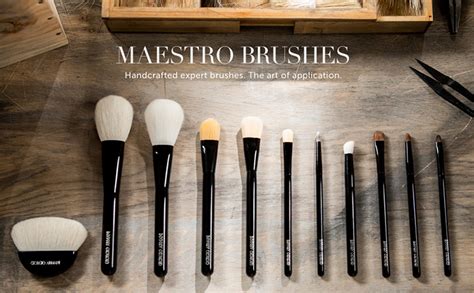 giorgio armani makeup brushes|giorgio armani makeup palette.